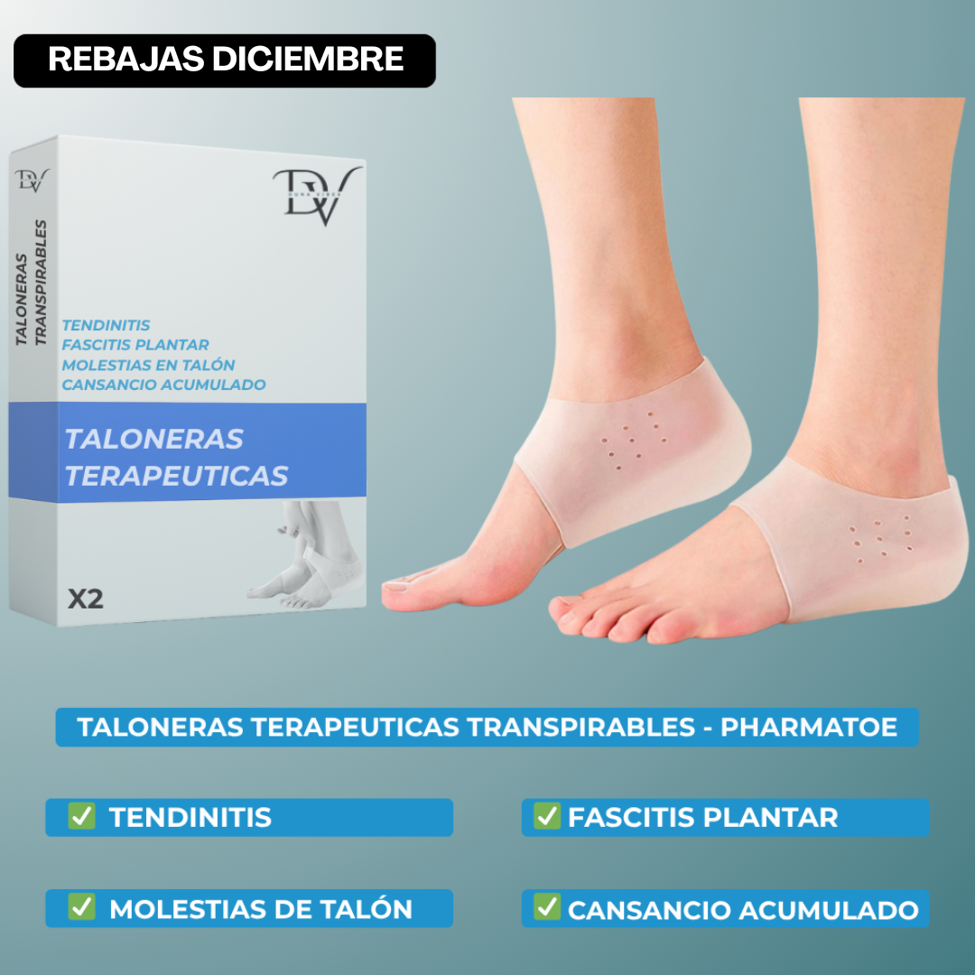 Taloneras terapéuticas transpirables - PharmaToe™